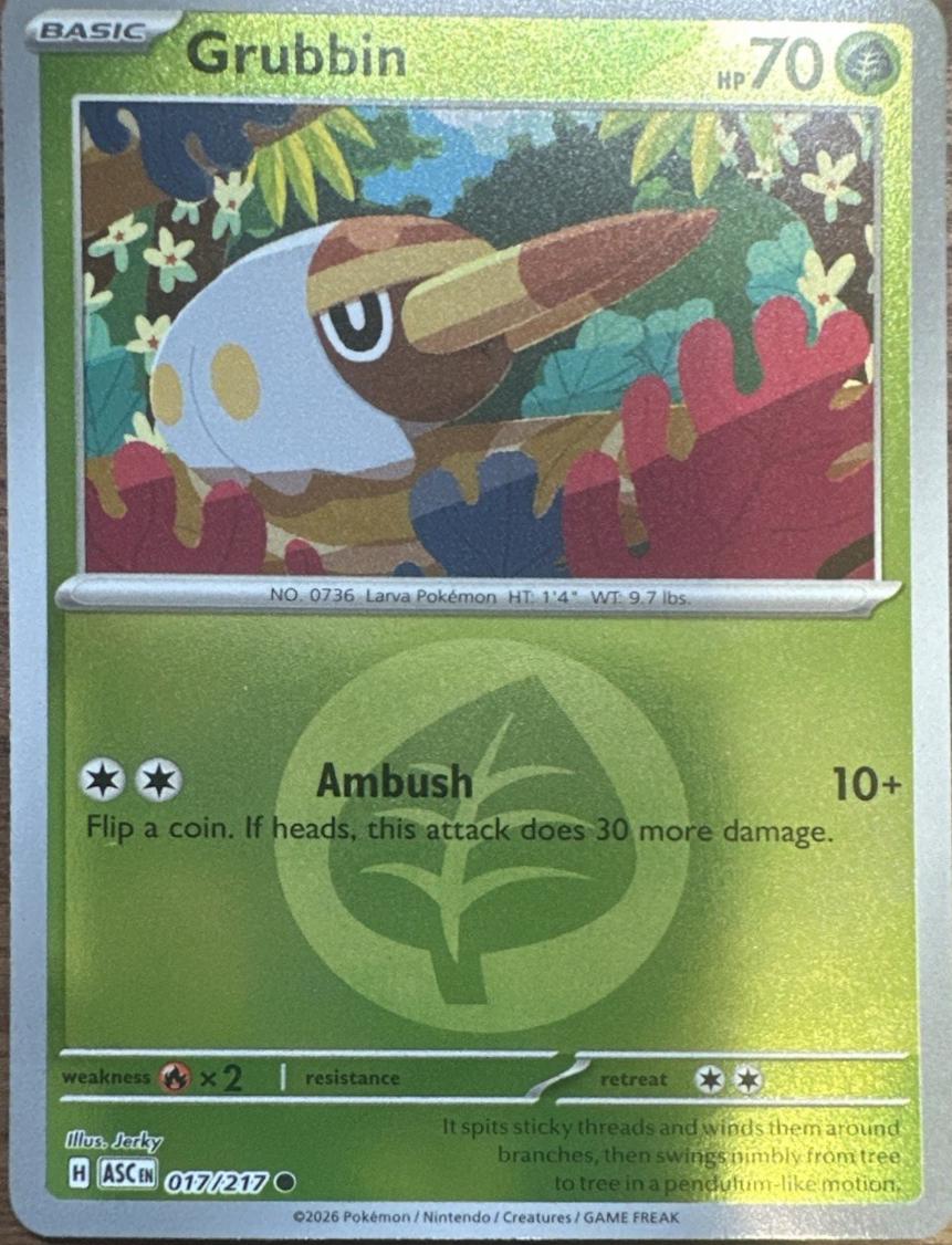 Ascended Heroes Grubbin [Energy] Pokémon card